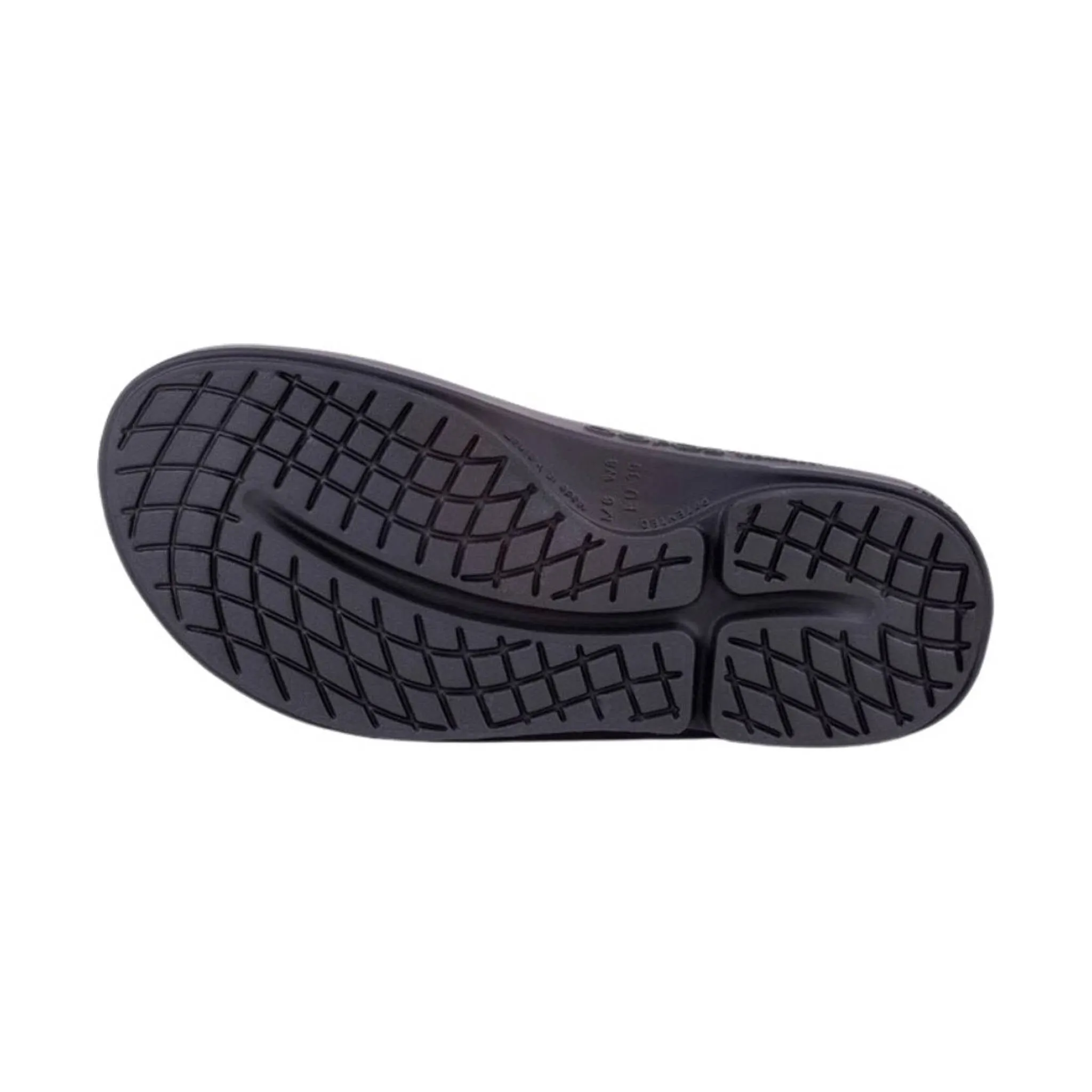 OOfos Women's OOahh Luxe Slide - Glossy Black