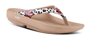 OOFOS Womens Oolala Limited Leopard Flora