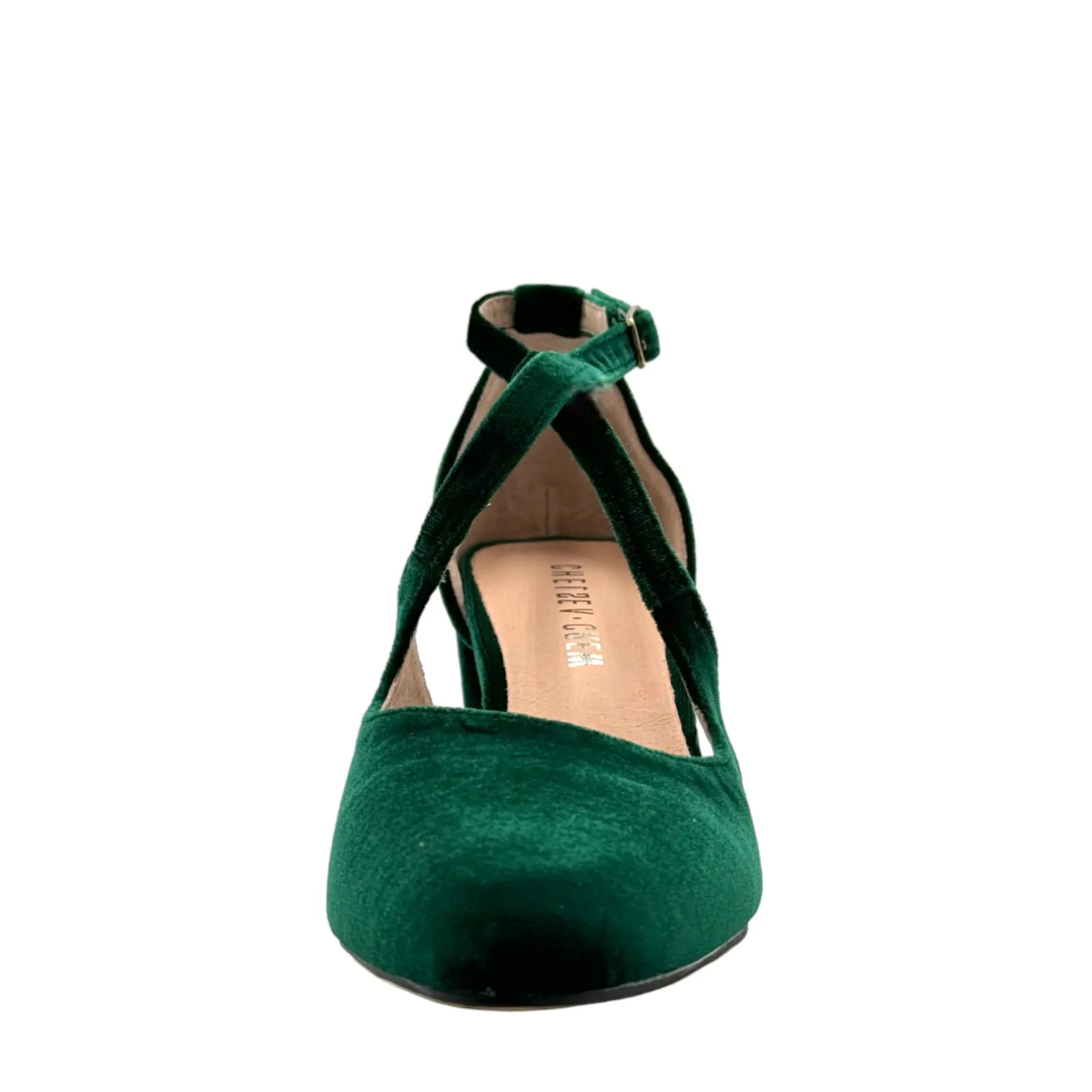 Oren Velvet Mary Jane Heels