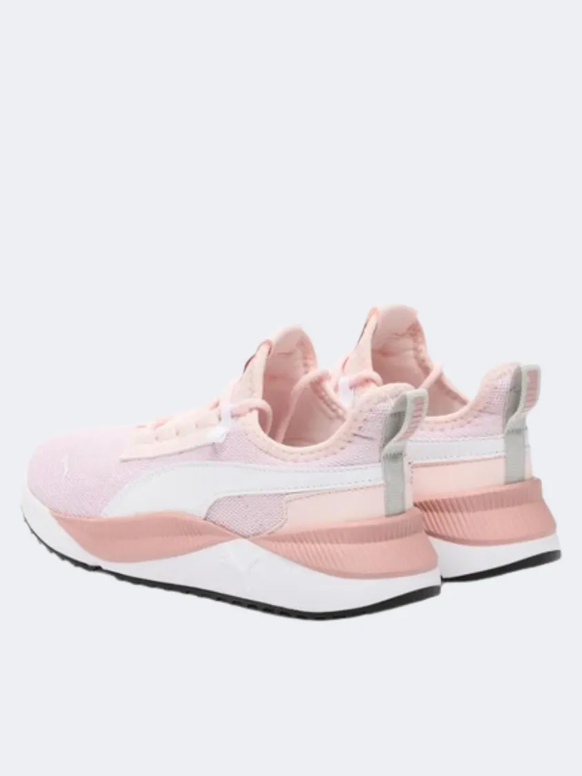 Puma Pacer Easy Street Gs-Girls Running Shoes White/Pink