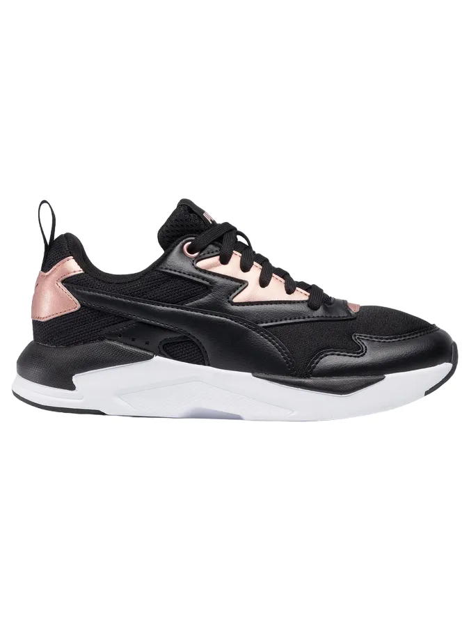 Puma scarpa sneakers da donna X-Ray Lite Metallic 374737 01 nero