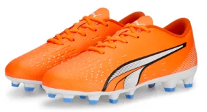 Puma Ultra Play FG Jr - Ultra Orange/White/Blue Glimmer