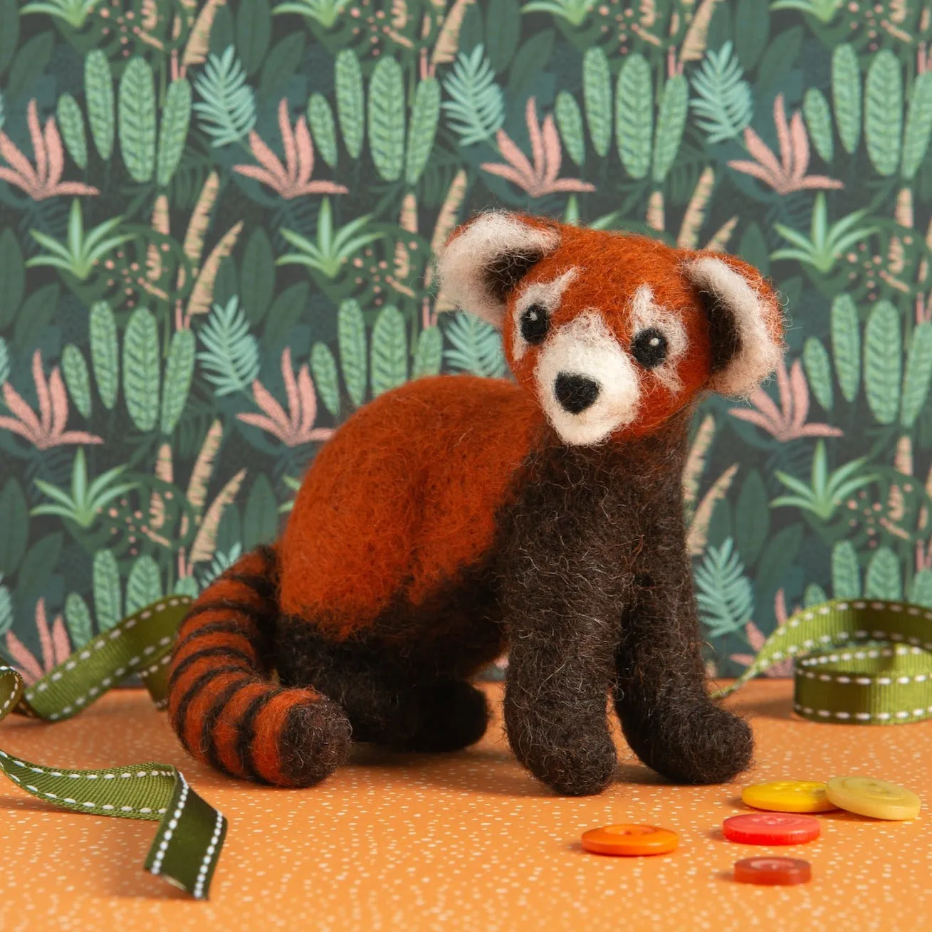 Red Panda Needle Felting Kit