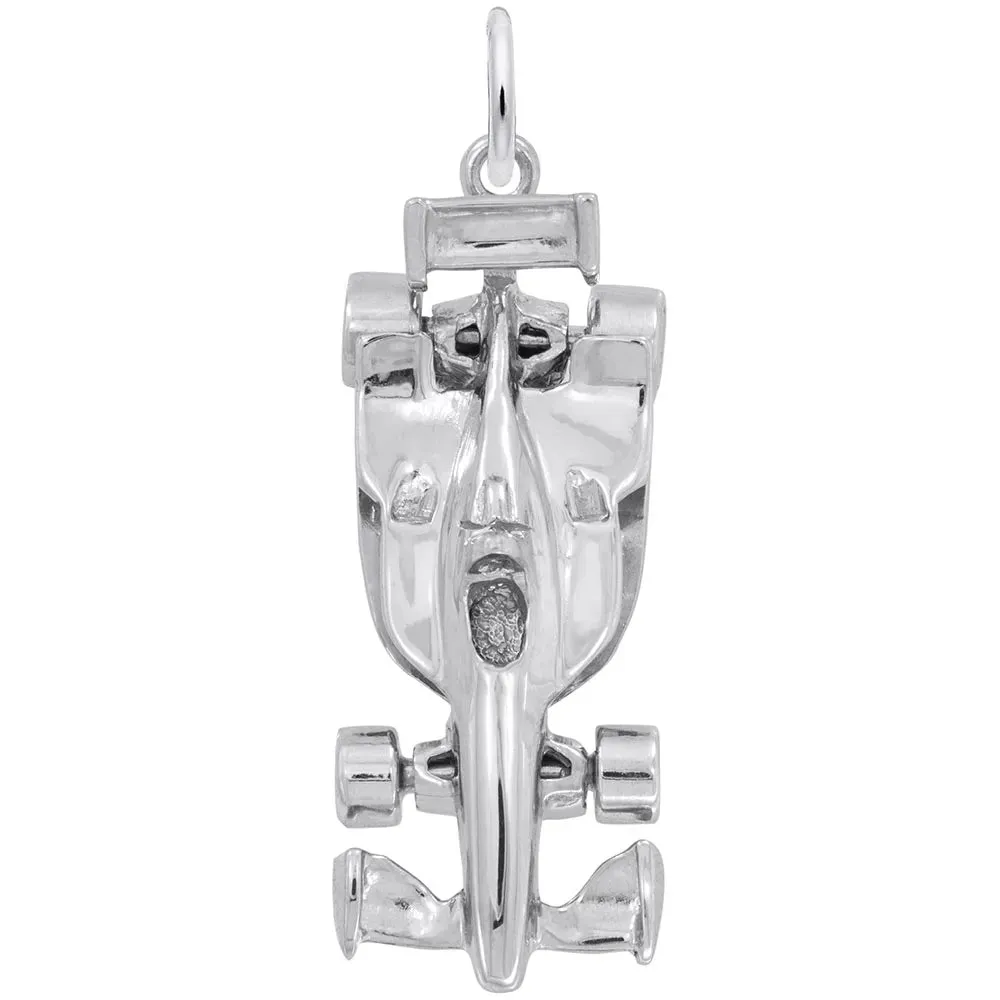 Rembrandt Charms - Modern Open Wheel Race Car Charm - 1900