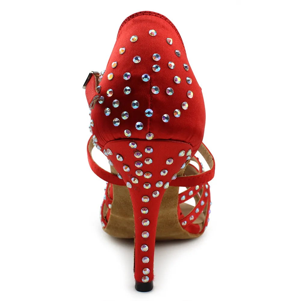 Rhinestones Ballroom Dance Shoes for Women Party Performance Footwear