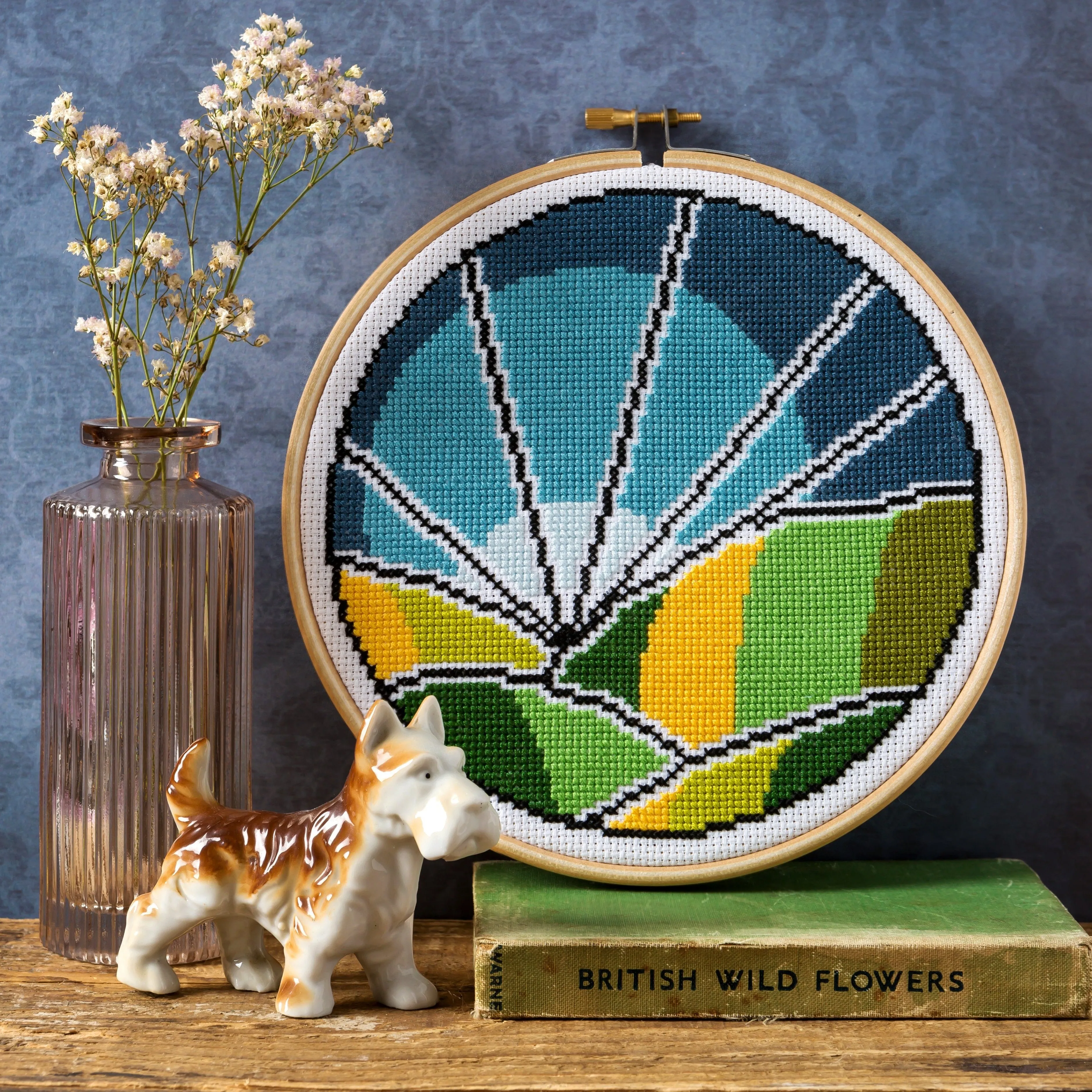 Rolling Fields Cross Stitch Kit