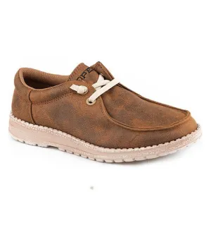 Roper Kids Hang Loose Shoes - Tan