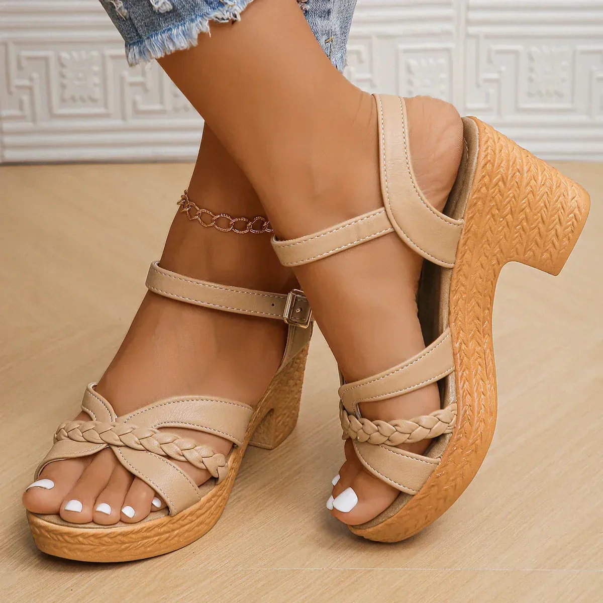 ROSALIE - ORTHOPAEDIC PLATFORM SANDALS