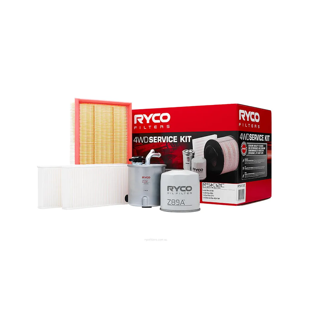 RYCO Filters 4WD Kit to suit Nissan Navara D40 (Spanish Built) - RSK12C