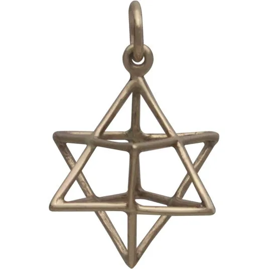 Sacred Geometry Wire Merkaba Pendant