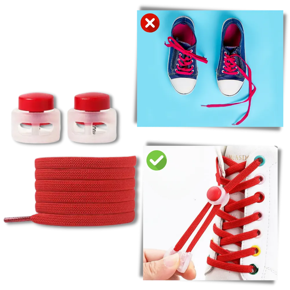 Safe Fashionable Lock Laces