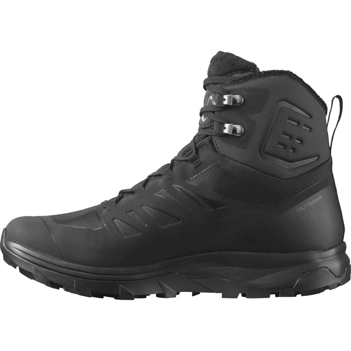 'Salomon' Men's 6" Outblast 400GR Thinsulate™ Climasalomon™ WP Winter - Black / Black