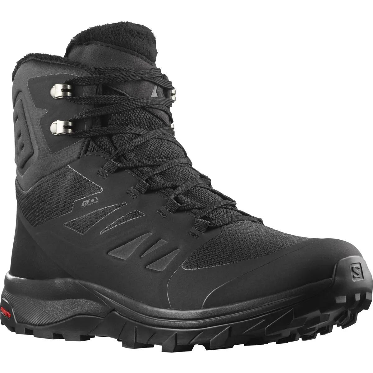 'Salomon' Men's 6" Outblast 400GR Thinsulate™ Climasalomon™ WP Winter - Black / Black