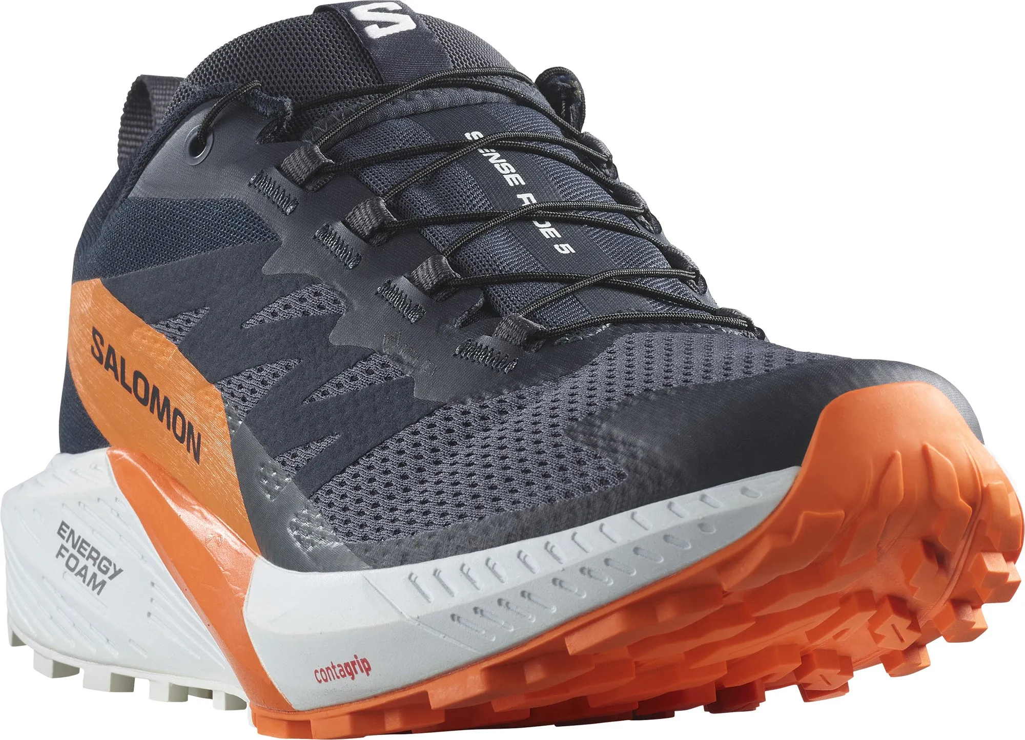 Salomon Sense Ride 5 GORE-TEX Mens Trail Running Shoes - Grey