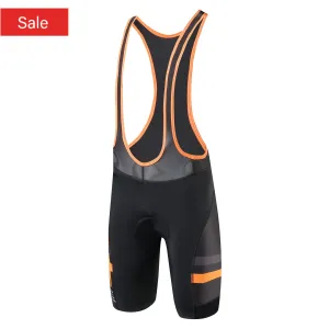 Santic Congo Orange Men Padded Cycling Bib Shorts