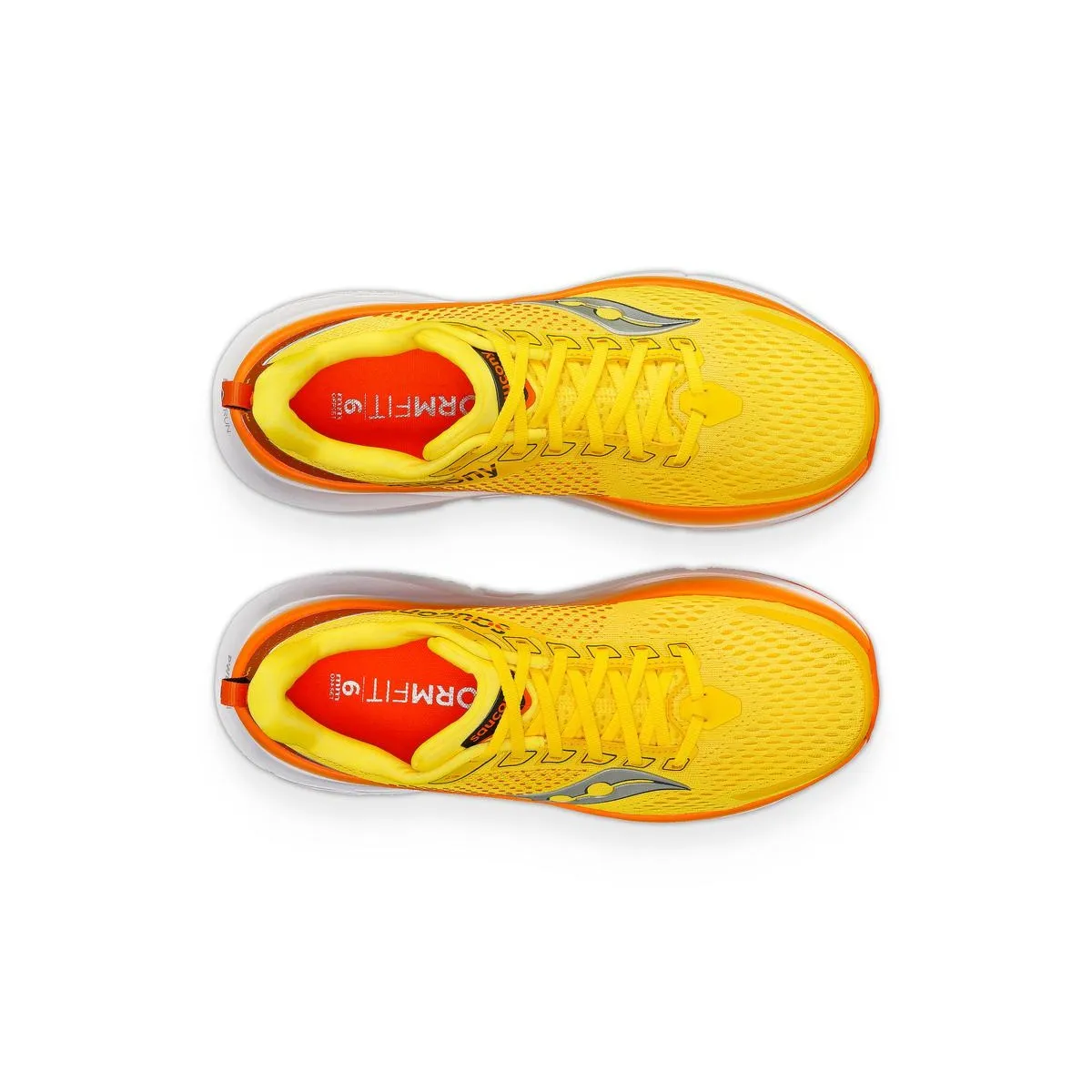 Saucony Guide 17 Yellow Red Sneakers SS24