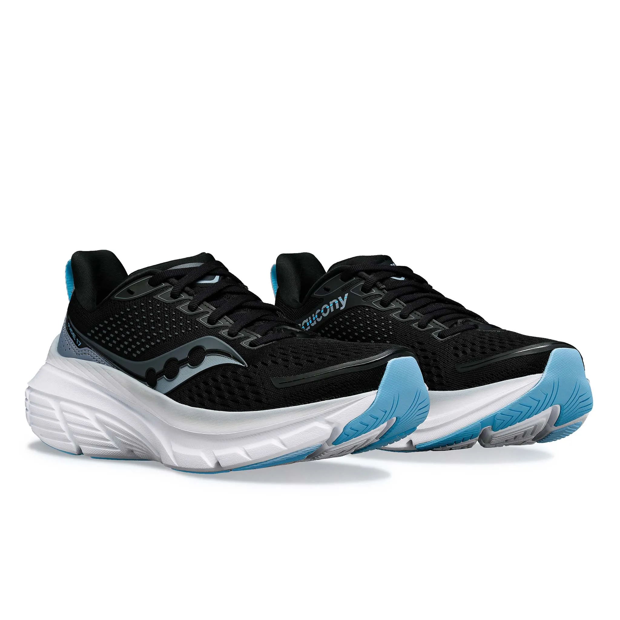 Saucony | Women's Guide 17 Running Shoes - Black/Fog