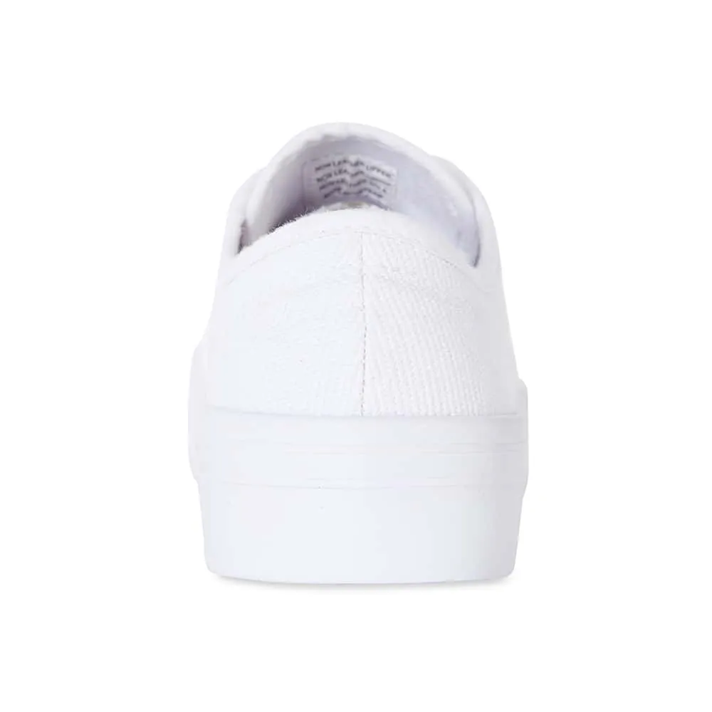 Scott Sneaker in White Canvas