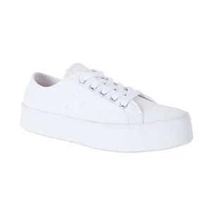 Scott Sneaker in White Canvas