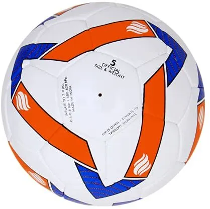 Shining Star Rubber Football | Size 5 | (Multicolour | Soccer)