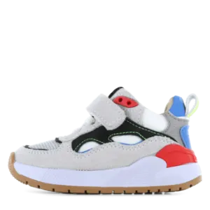 Shoesme: Kid's Sneakers - Beige / Red