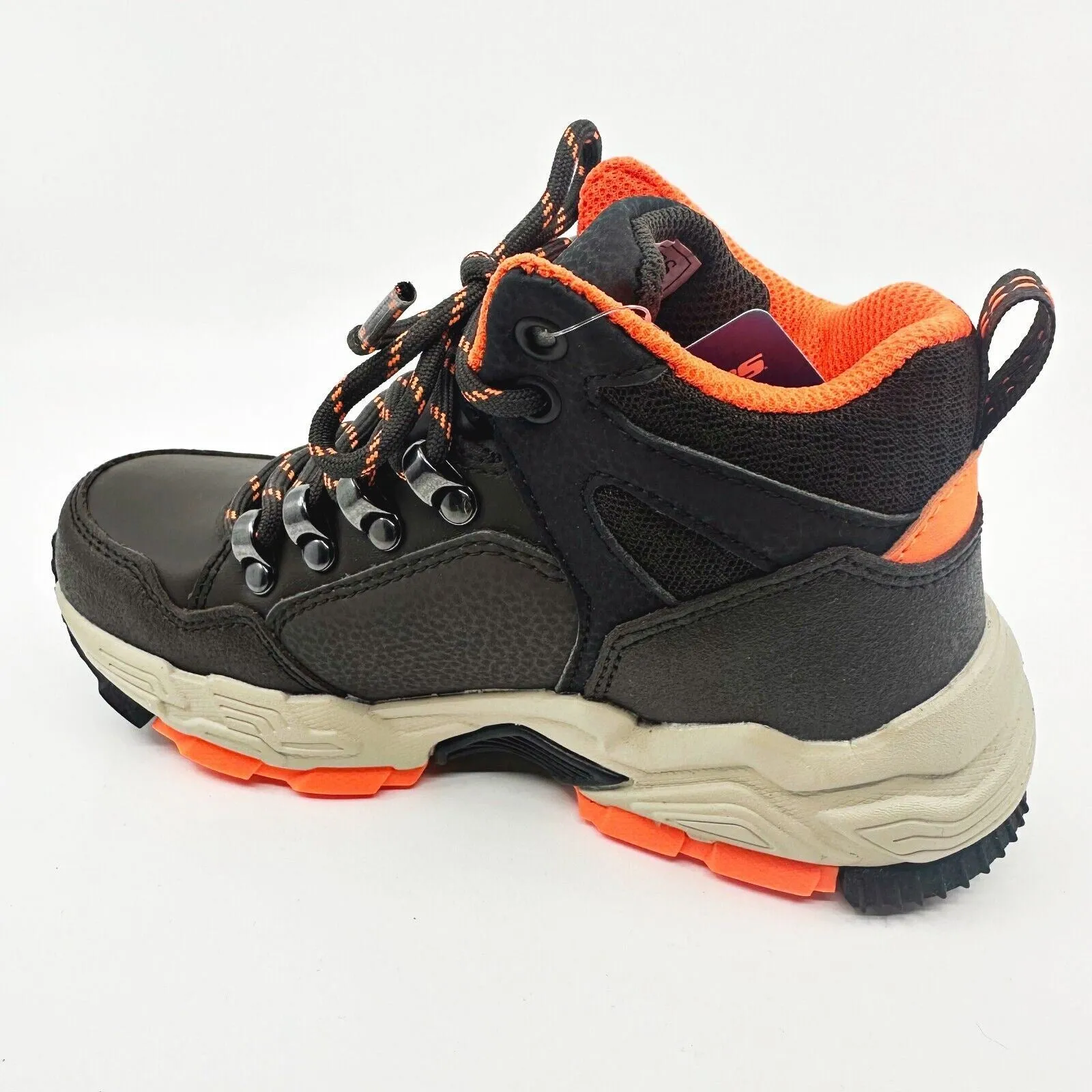 Skechers Drollix Chocolate Orange Kids Size 13 Waterproof Boots