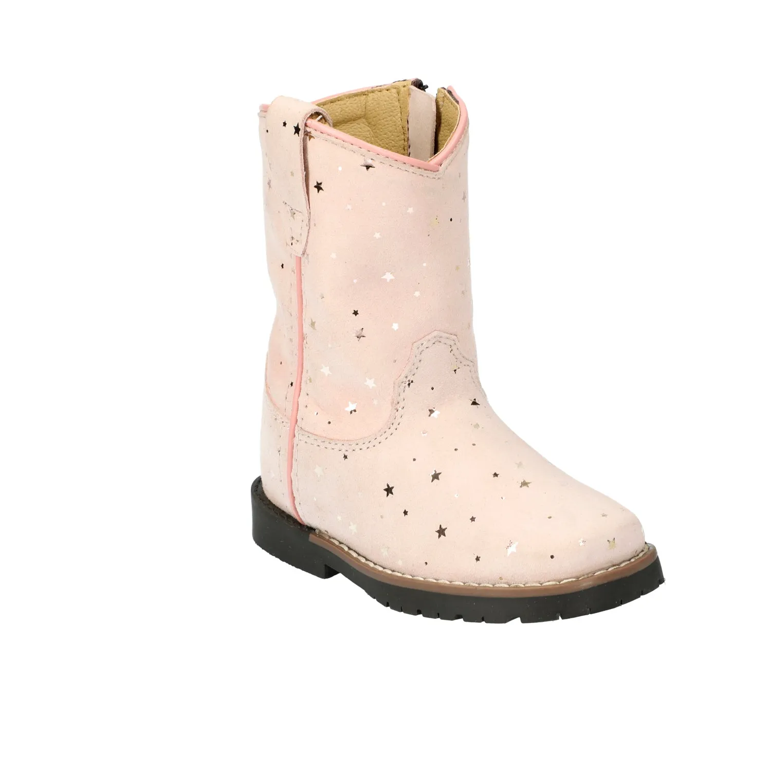 Smoky Mountain Boots Unisex Autry Pink Leather Cowboy Boots