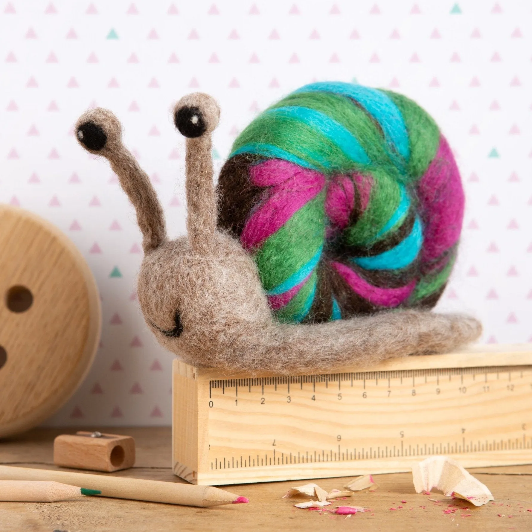 Snail Needle Felting Kit