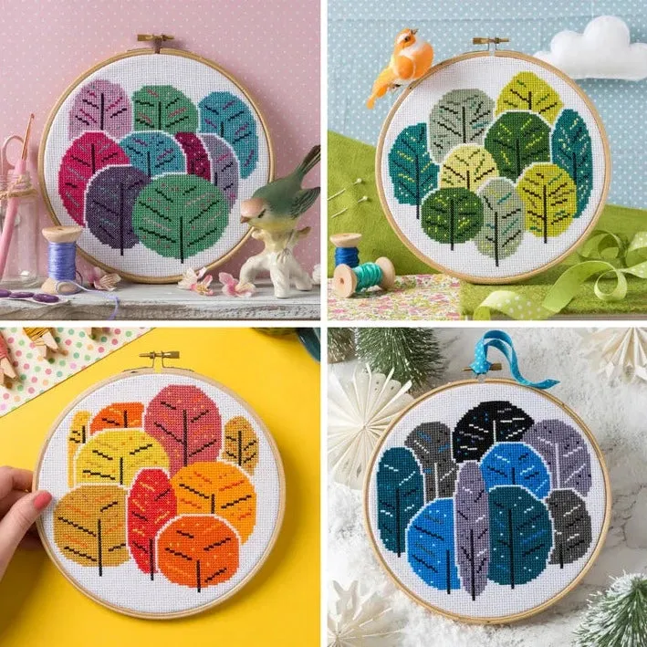 Summer Trees Cross Stitch Kit