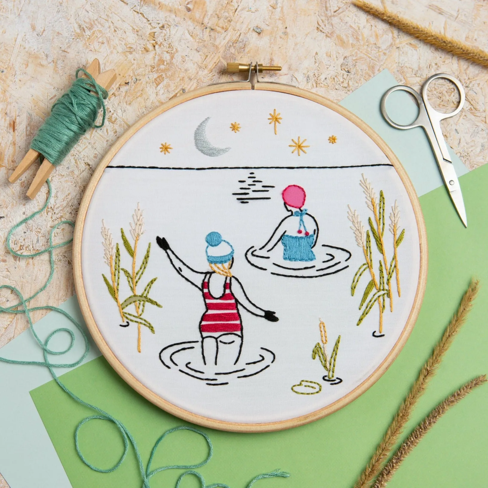 Swim Embroidery Kit (Wonderful Women Collection)