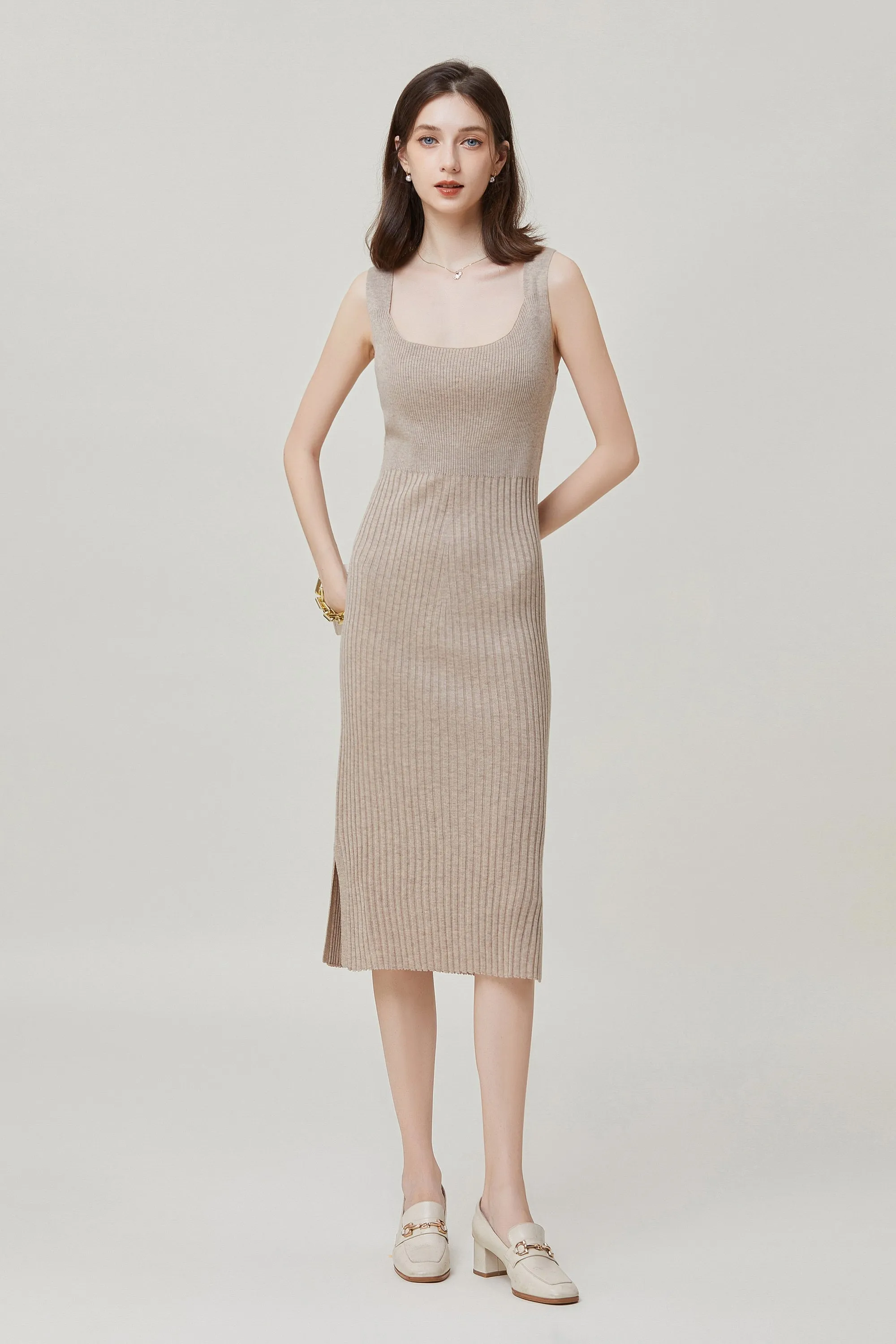 Sylphide | Delilah Stretch Wool Dress and Cardigan Set