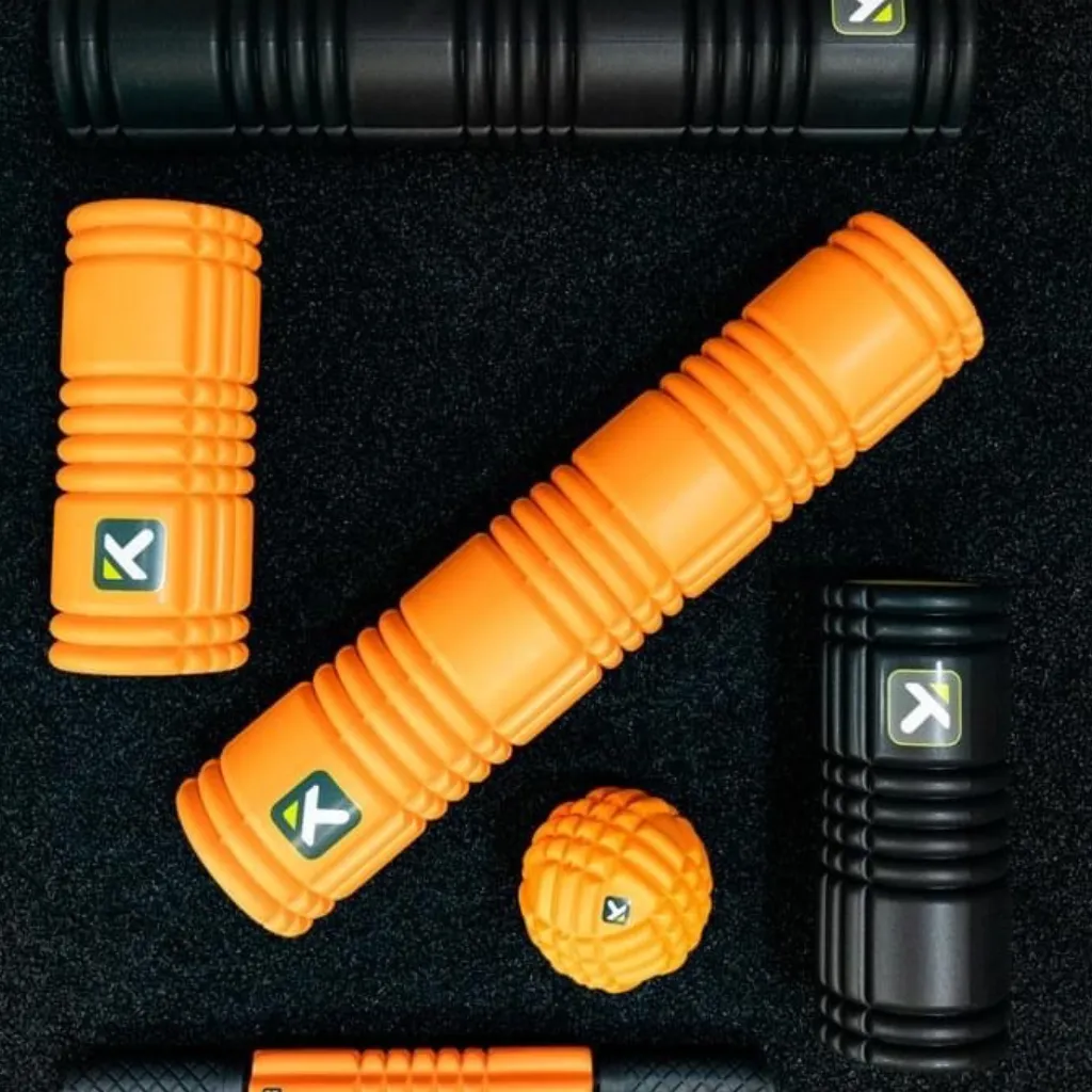 The GRID 2.0 Trigger Point Foam Roller (Orange)