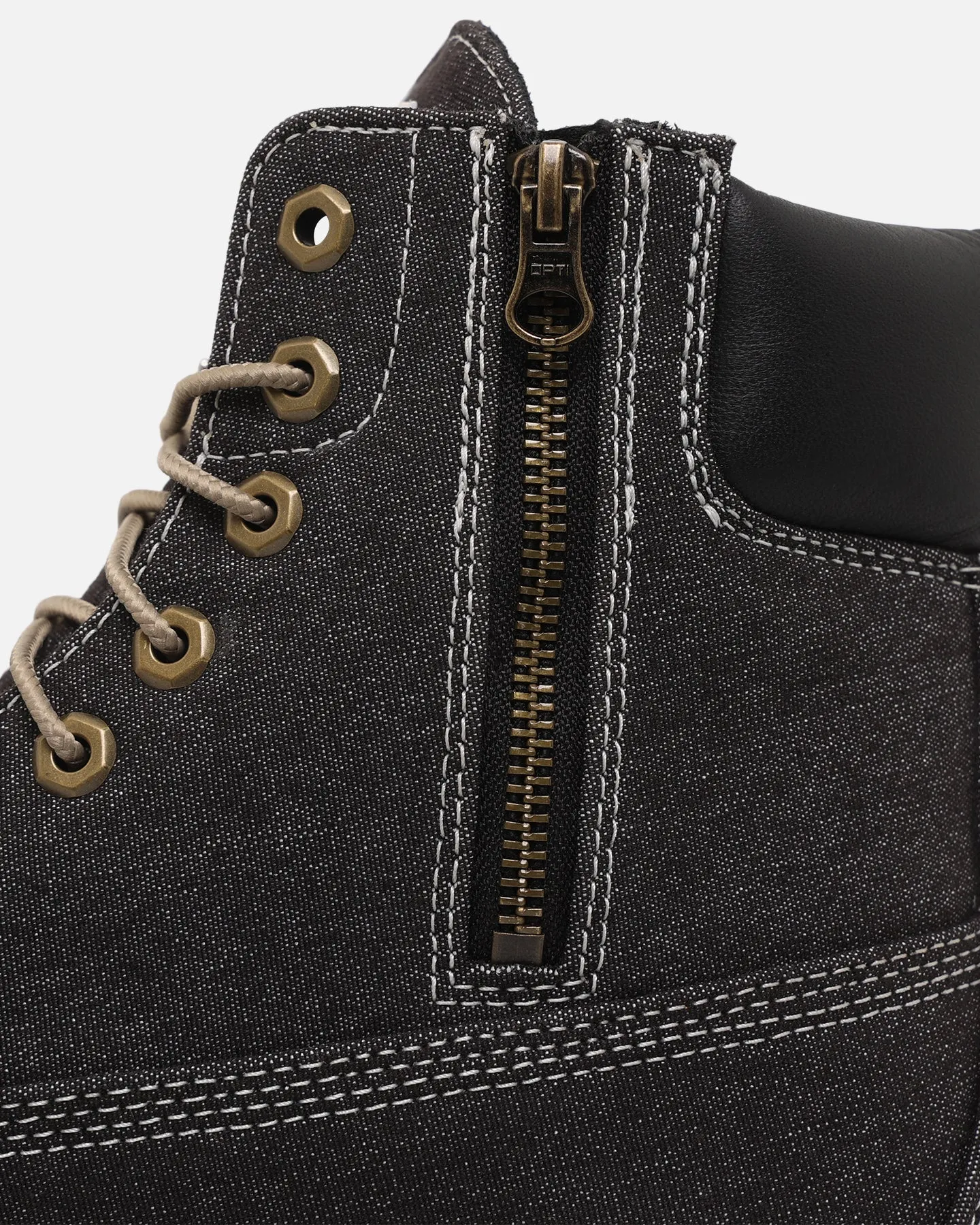 Timberland X Culture Kings 6" Black Denim Premium Boot Black Denim