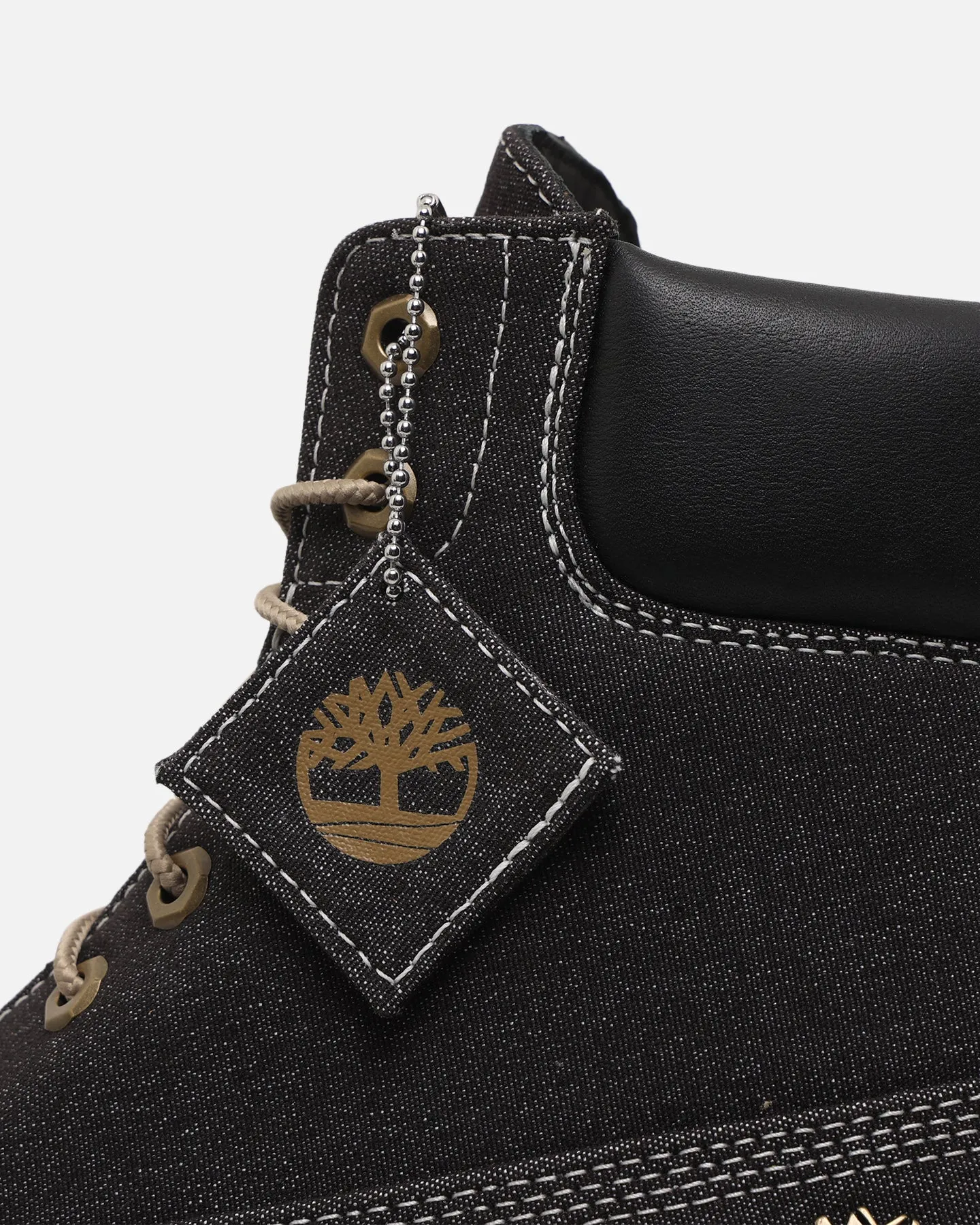 Timberland X Culture Kings 6" Black Denim Premium Boot Black Denim