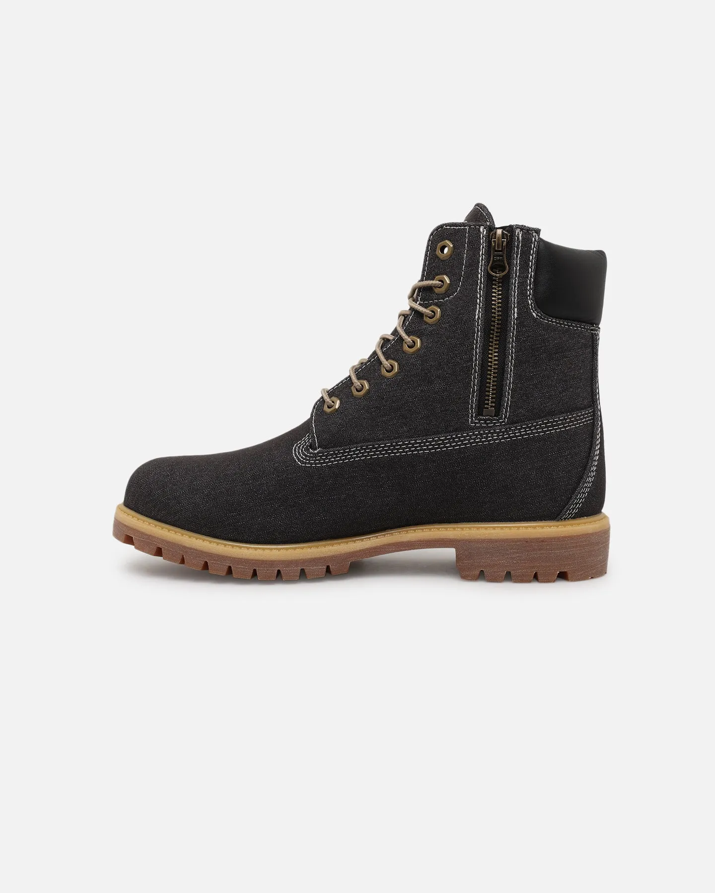 Timberland X Culture Kings 6" Black Denim Premium Boot Black Denim