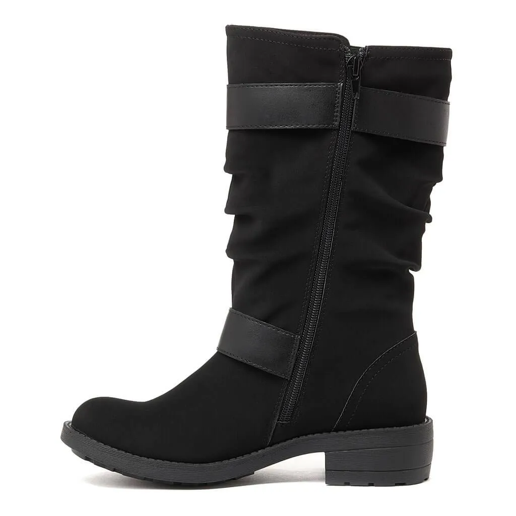 Trumble Black Ontario Biker Boot