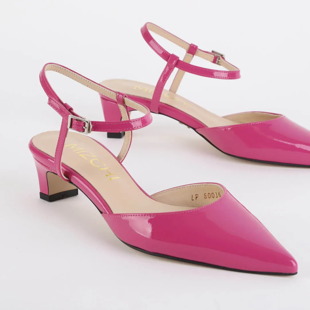 *UK 1 - CARROW - pink, 4cm heels