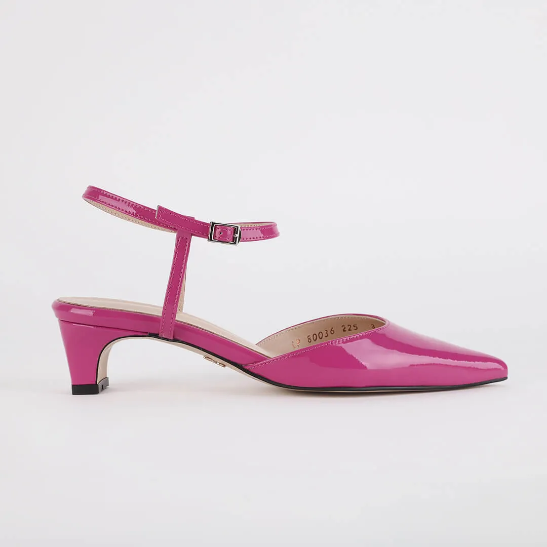 *UK 1 - CARROW - pink, 4cm heels