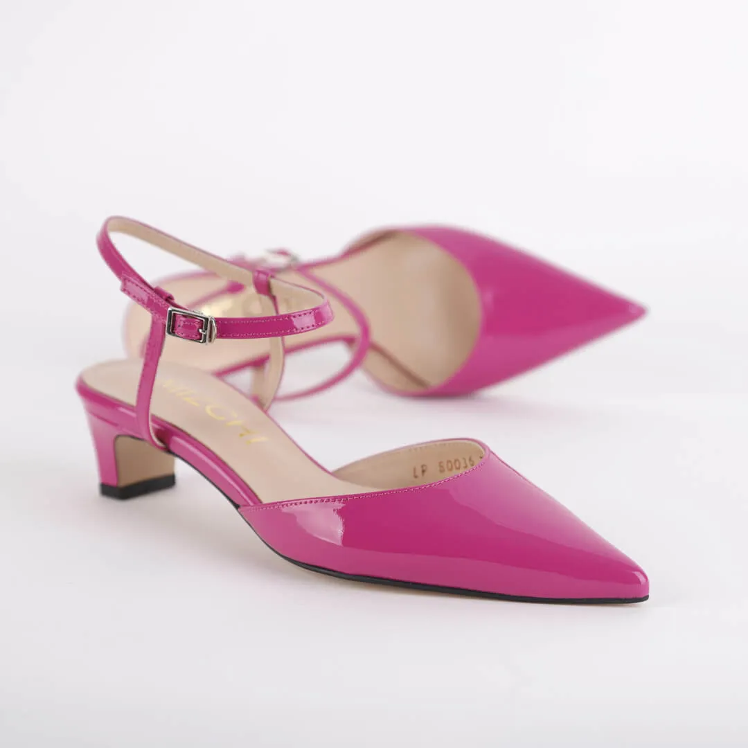 *UK 1 - CARROW - pink, 4cm heels