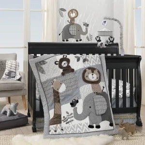 Urban Jungle 4-Piece Crib Bedding Set