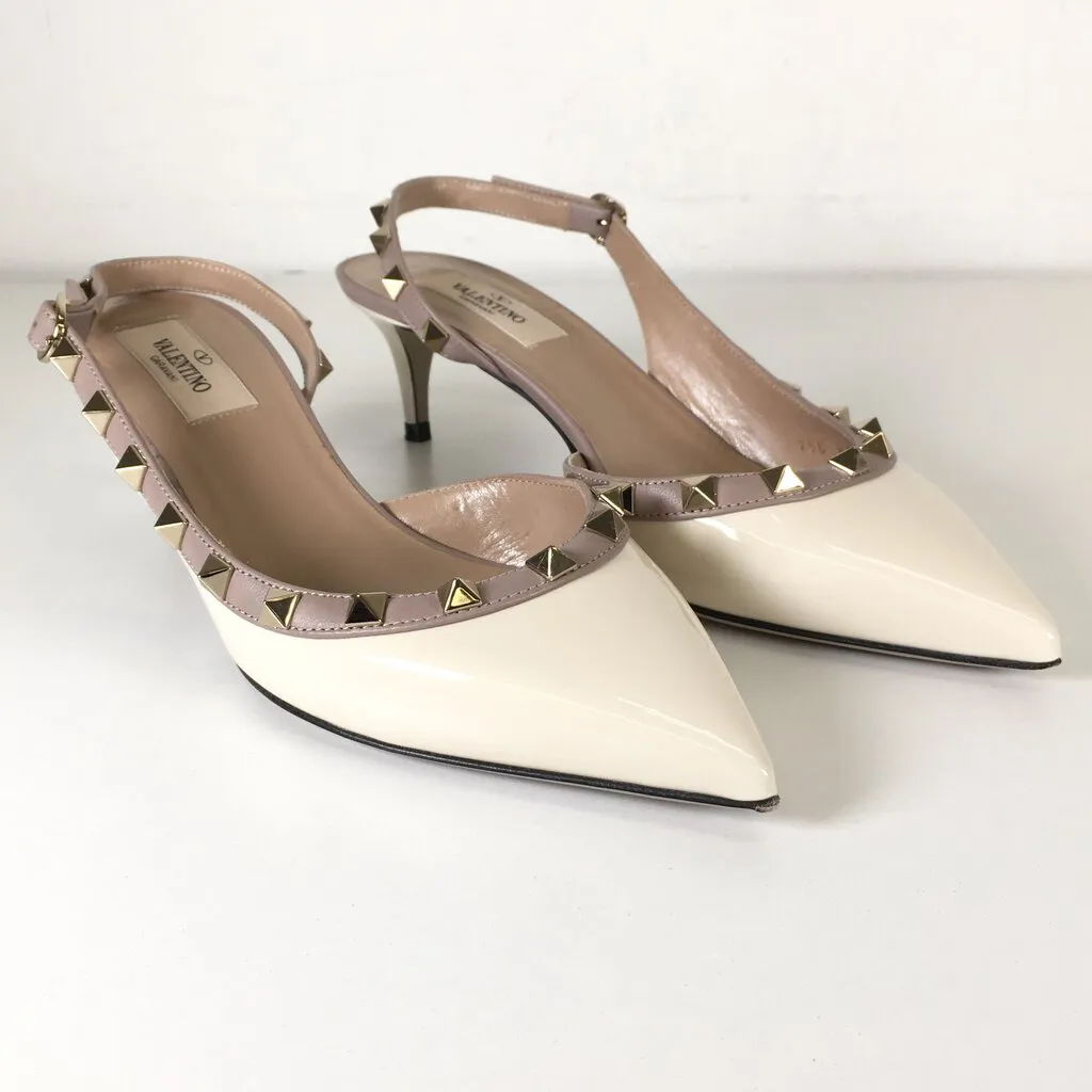 Valentino Rockstud Kitten Heels