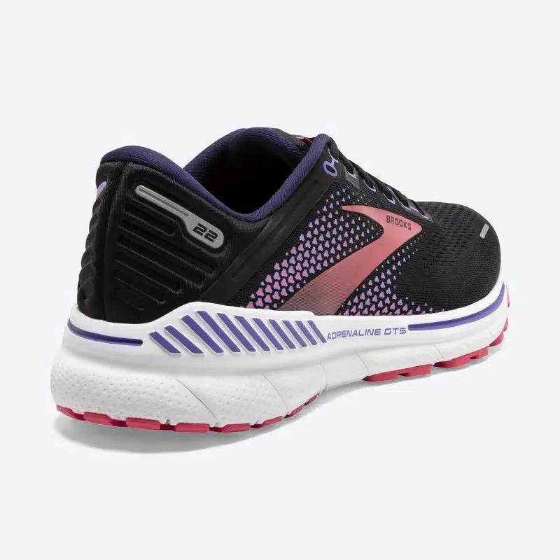 Women's Adrenaline GTS 22 - Black/Purple/Coral