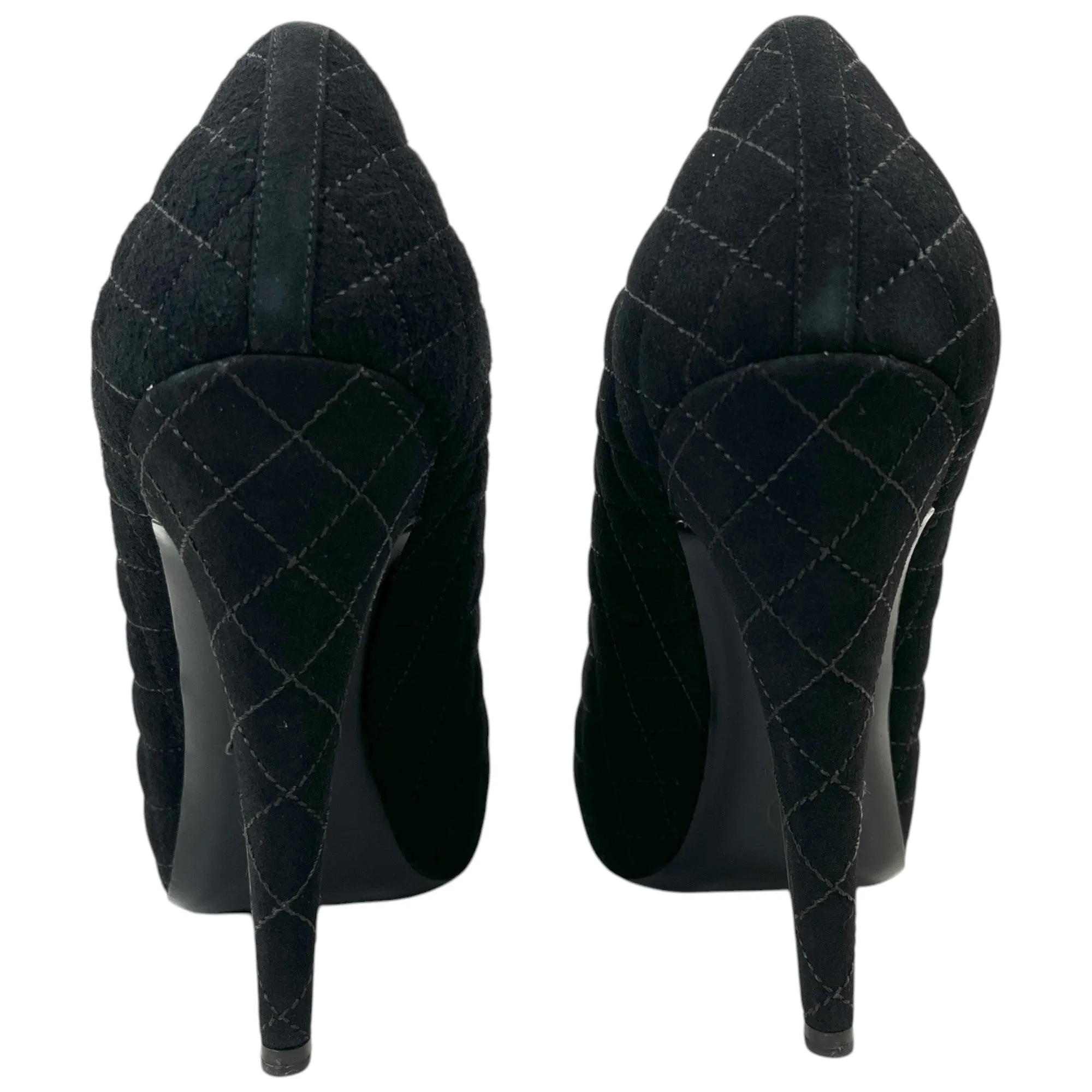 Women's Quilted Cc Heels Black Size EU 41 / UK 8