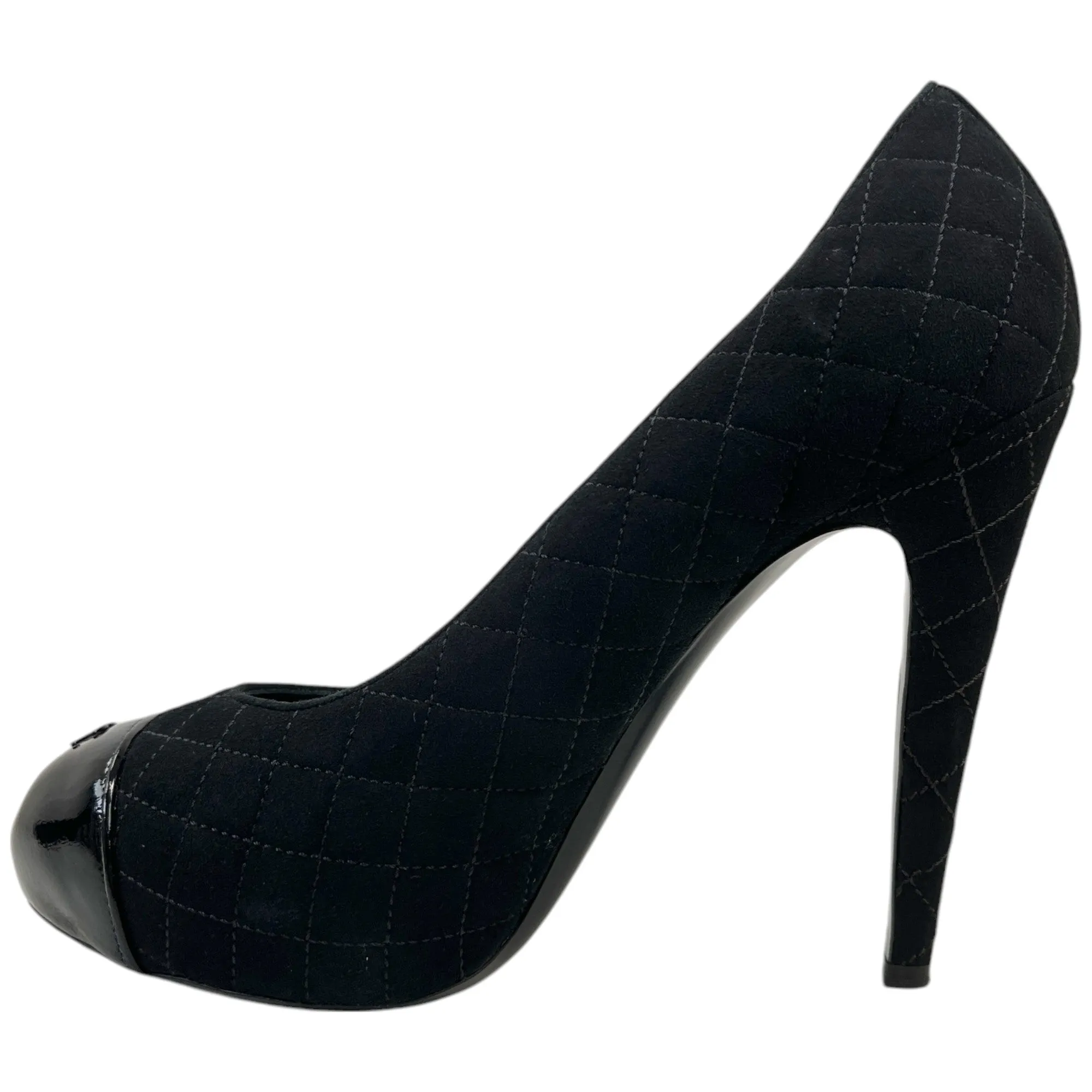 Women's Quilted Cc Heels Black Size EU 41 / UK 8