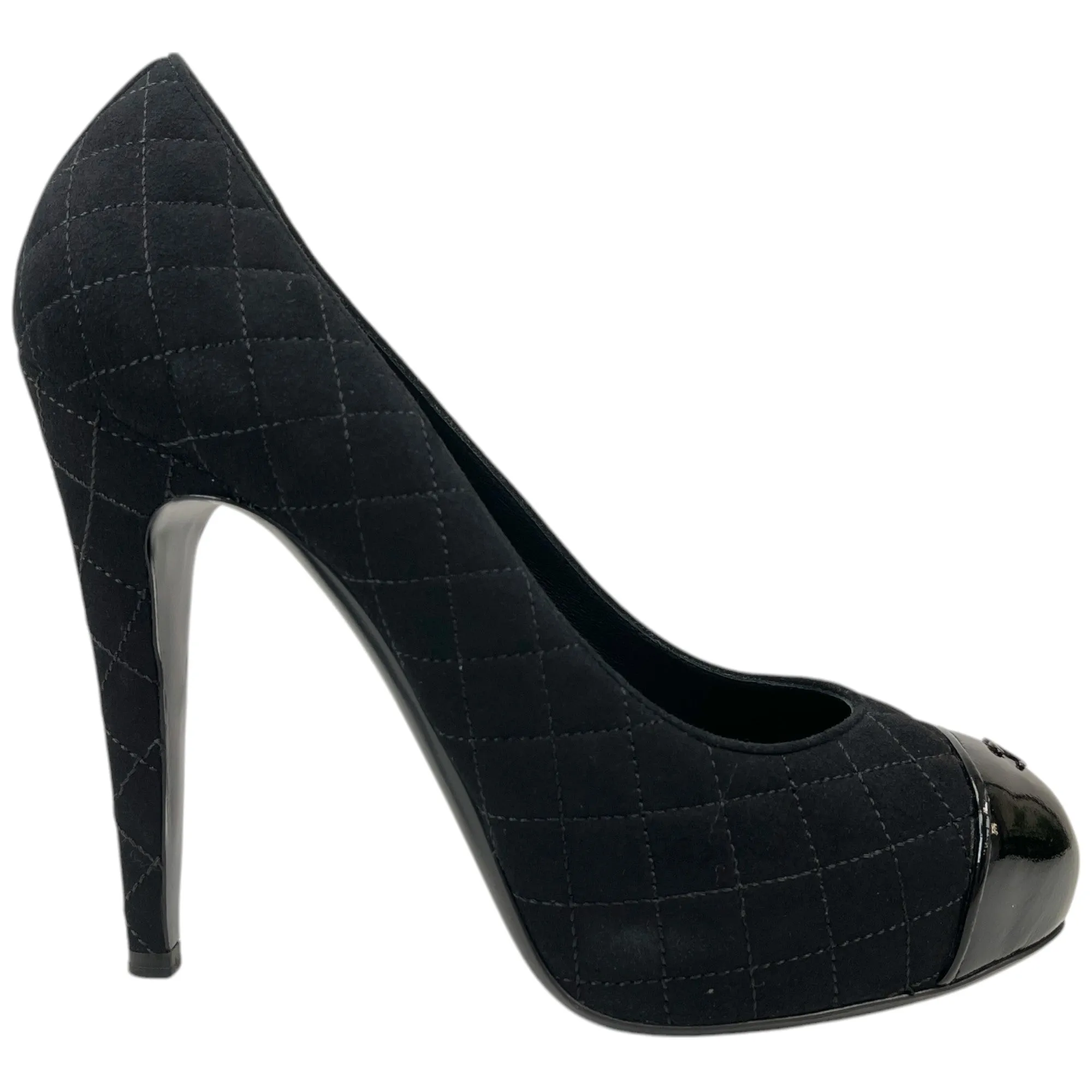 Women's Quilted Cc Heels Black Size EU 41 / UK 8