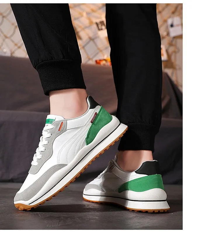 xiangtuibao New Young Casual Men Shoes Comfortable Male Casual Sneaker Size 39-44 Suede Running Shoe for Mens Popular  Golf Shoes Man