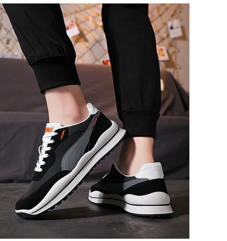 xiangtuibao New Young Casual Men Shoes Comfortable Male Casual Sneaker Size 39-44 Suede Running Shoe for Mens Popular  Golf Shoes Man