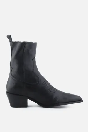 Zara Zipper Cowboy Boots | 100% Authentic Leather